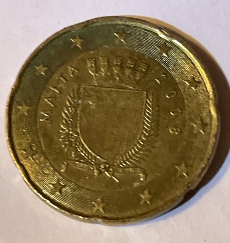 20cent münze malta - malta,, 2008