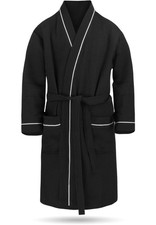 Leichter Bademantel Baumwollbademantel Morgenmantel Herrenbademantel Weich