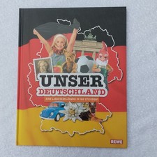 REWE  Sammelalbum UNSER DEUTSCHLAND - Sticker 1-180 eingeklebt Zustand Buch NEU
