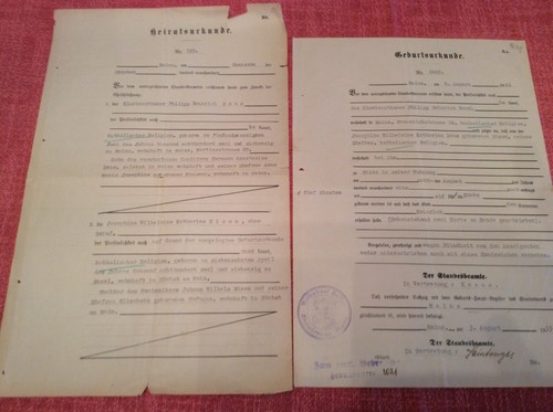 Geburtsurkunde daus philipp - geburtsurkunde,