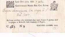 JJ692-PALMANOVA-MONTE DI PIETA' 1779