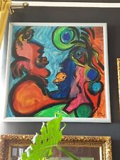 PETER ROBERT KEIL Gemälde Bild Acryl Öl Original signiert Künstler gerahmt 