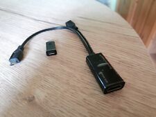MHL Micro-USB(5 pin) zu HDMI Adapter + micro USB Kabel + MHL Adapter(5/11 Pin)