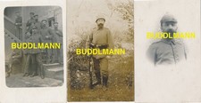 3 Fotos Soldat 1.Weltkrieg