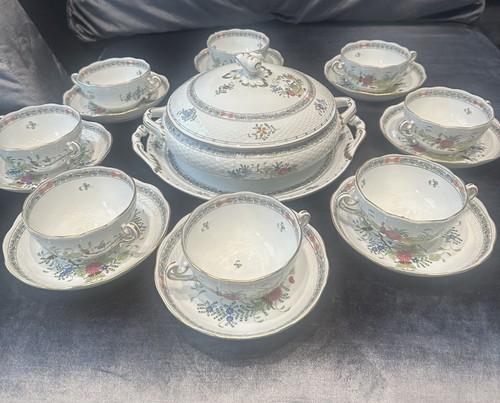 Herend indian basket service - indian,