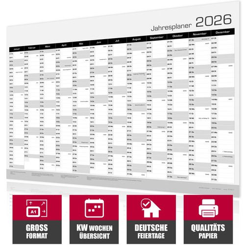 Xxl wandkalender 2026 - xxl,