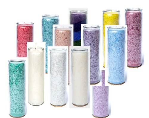 Kerze glas ohne duft - ohne,