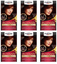 6x Poly Palette Intensiv Creme Coloration 5-680/650 Kastanie  (6er Pack)