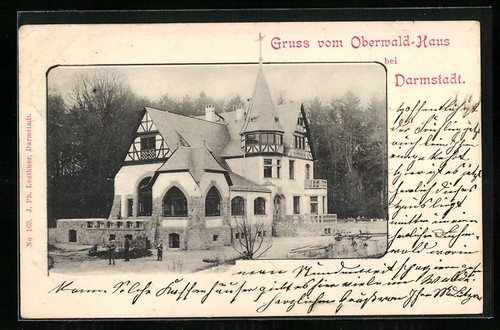 Darmstadt ansichtskarte - darmstadt,,