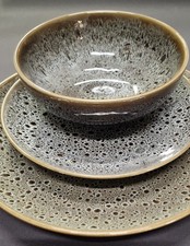 Tafelservice Steinzeug braun