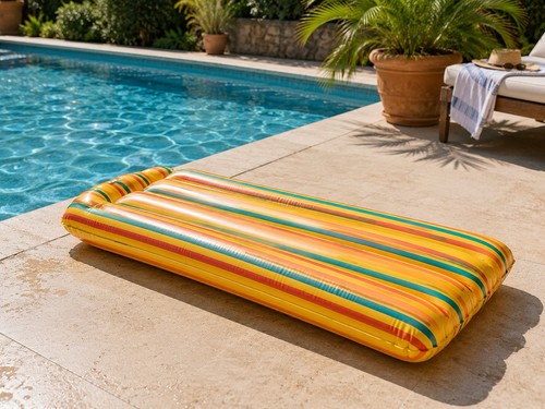 Vintage lilo aufblasbare - vintage,