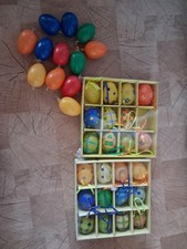osterdeko oster eier plastik bemalt ostern