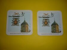 Bierdeckel:.  Oettinger - Wirtshaussschild  (2 Stück)