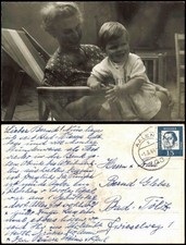 Ansichtskarte  Mutter mit Kind Strandliege 1964