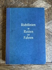 Richtlinien für Reiten und