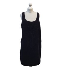 New Look Umstandskleid Cord Schürze Latzhose schwarz Damen XXL 16 W34-44