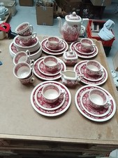 Villeroy Boch Rusticana Rot Kaffeeservice Für 12 Personen Guter Zustand