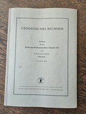 Geodätisches Rechnen -