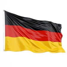 ?? Deutschland Flagge Deutsche Fahne Hissflagge mit Metallösen XXL Fussball EM