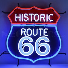 NEON LEUCHTSCHILD ROUTE66 -