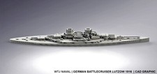 SMS Lutzow WW1 German Battlecruiser Maßstab 1:1250/1:1800/1:2400