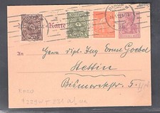 DR.Rohrpost-Ganzsache Mi.-Nr