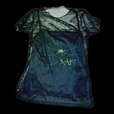 NEU * 176 * 2 in 1 * TWINNERS * Mesh TOP Shirt Spider Spinne* Schwarz Gelb