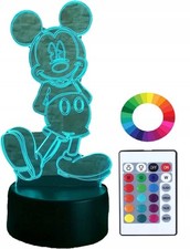3D Nachtlampe "Micky Maus" - Personalisierbar