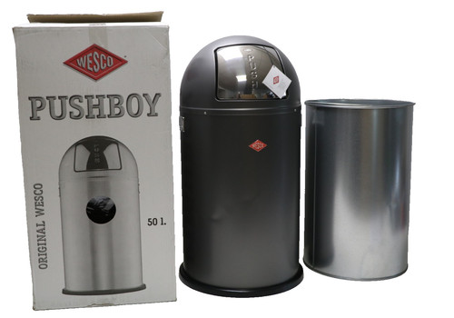 Wesco pushboy mülleimer - l,