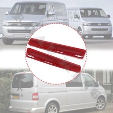 2x VW T5 Rückleuchte Reflektor Rückstrahler Lichtscheibe Stoßstange R+L Rot