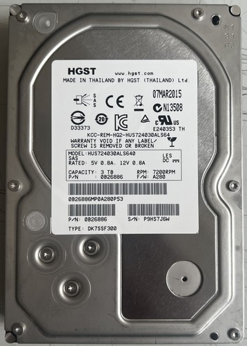 Hdd 3tb hgst ultrastar 7k4000 - ultrastar,