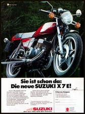 Suzuki X 7 E Werbung 1978