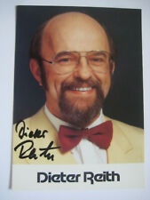 Dieter Reith signiert Orchester Musik Karte Unterschrift Signatur Autogramm