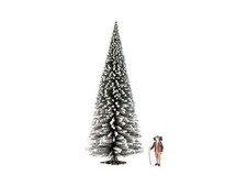 NOCH Schneetanne, winterliche Modellbau Dekoration, ca. 40 cm hoch für die