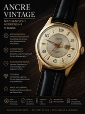 Ancre vintage armbandherrenuhr - vintage,
