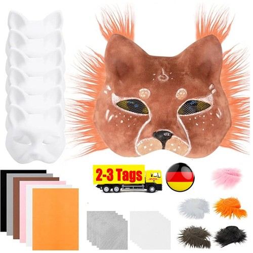 Katzenmaske set stück diy - 6,