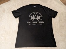 La Martina T-Shirt, schwarz