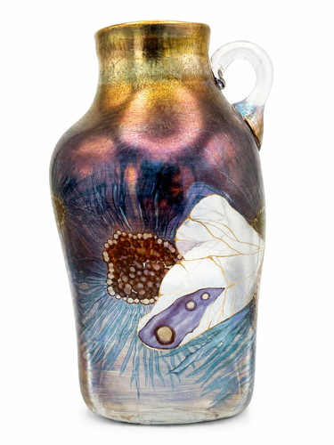 Eisch studioglas krug - vase, |