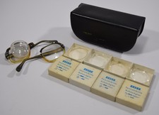 Carl Zeiss Fernrohrbrille mit 2x 3x 4x 5x Aufsätzen & Etui Lupenbrille Sehhilfe