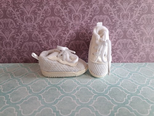 Puppenschuhe weiß 5 8cm - puppenschuhe, 5,8cm