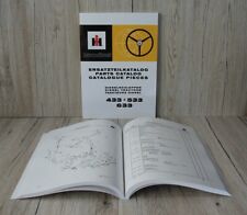 IHC Ersatzteilliste für Traktor 433 + 533 + 633