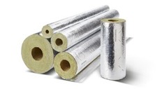 Rockwool 800 Rohrschale Steinwolle alukaschiert Isolierung Heizung WLG 0,035