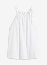 Neu Modisches Top Gr. 40 Weiß