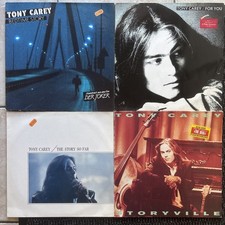 4x Tony Carey LP Konvolut - Bedtime Story, For You, The Story So Far, Storyville