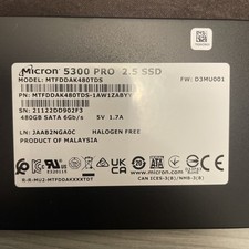 Micron 5300 PRO 480GB 2,5" SSD