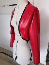 Latex Bolero kurz vorn offen verschiedene Farben personalisierbar