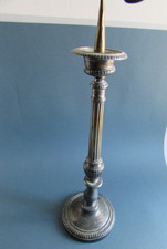 antiker französischer Kirchenleuchter - Metall - Shabby - Brocante - France