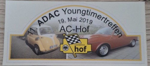 Werbe aufkleber adac 11 - werbe,