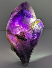 Großer Amethyst Phantom Kristall Zwilling Goboboseb Brandberg Namibia 728Gramm