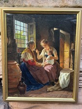 Gemälde Ölbild Genre Maler